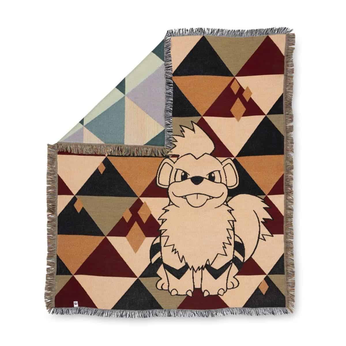 Cobija Jacquard de Growlithe de Pok�mon Center para el Hogar