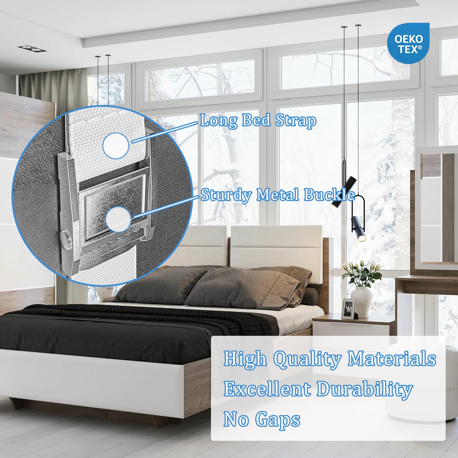 Convertidor de cama doble a king, Relleno de brecha split - Imagen 6