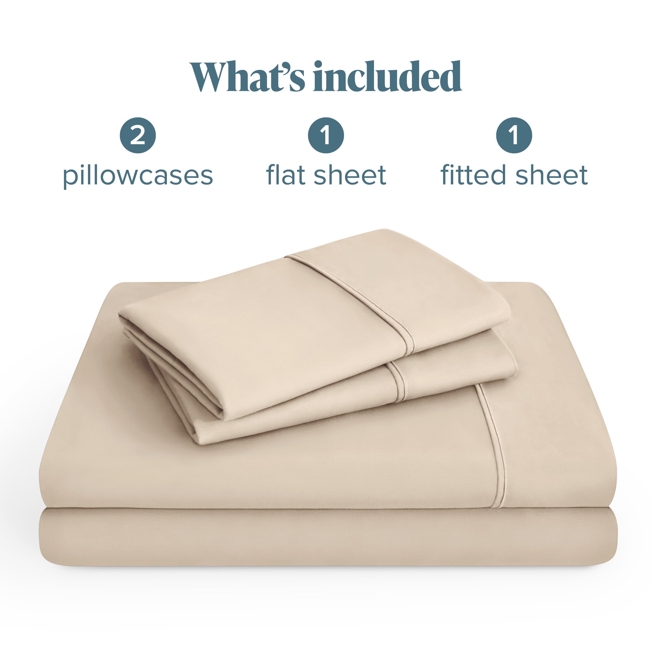 Juego de sábanas Bare Home Full XL - 1800 sábanas de cama - Imagen 10