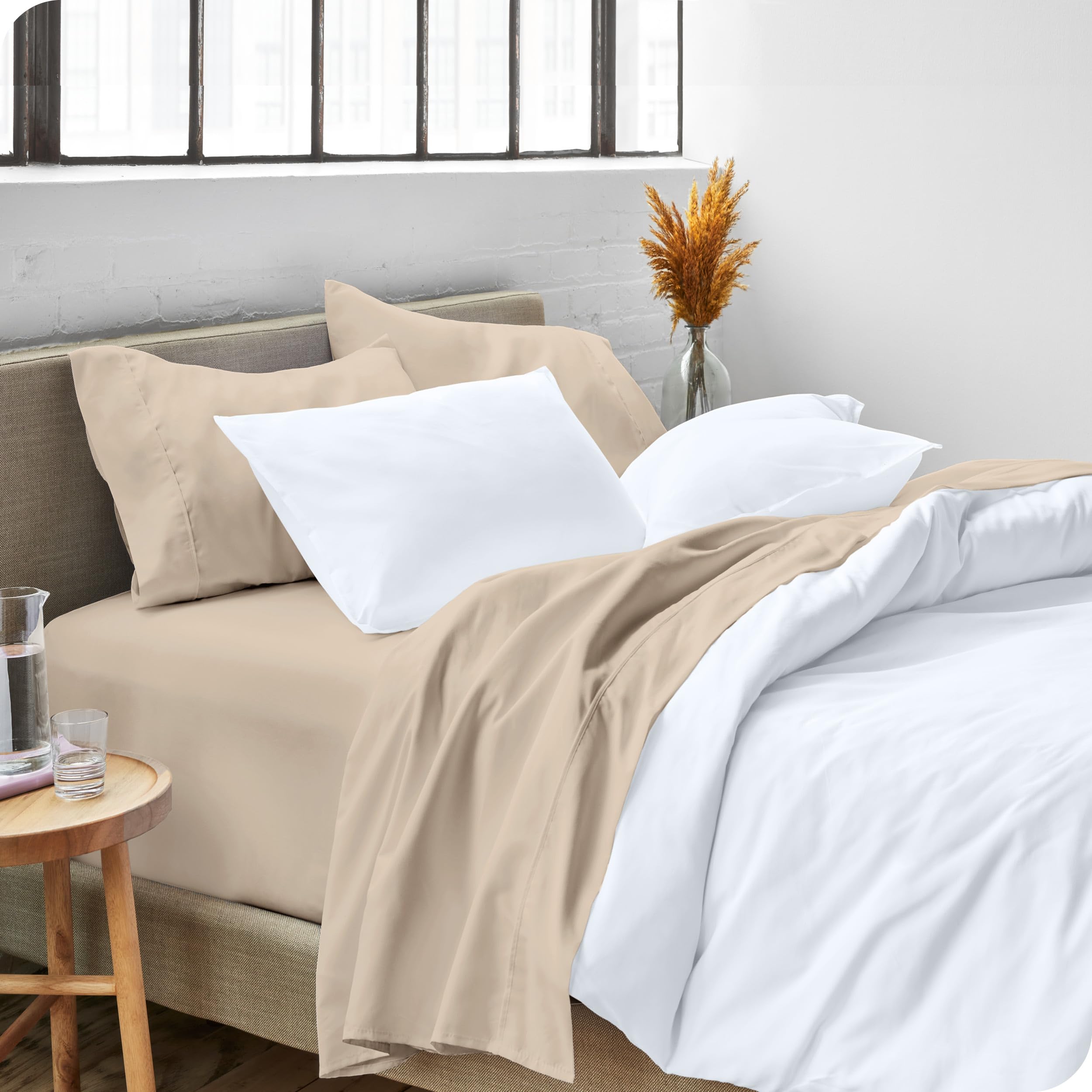 Juego de sábanas Bare Home Full XL - 1800 sábanas de cama - Imagen 9