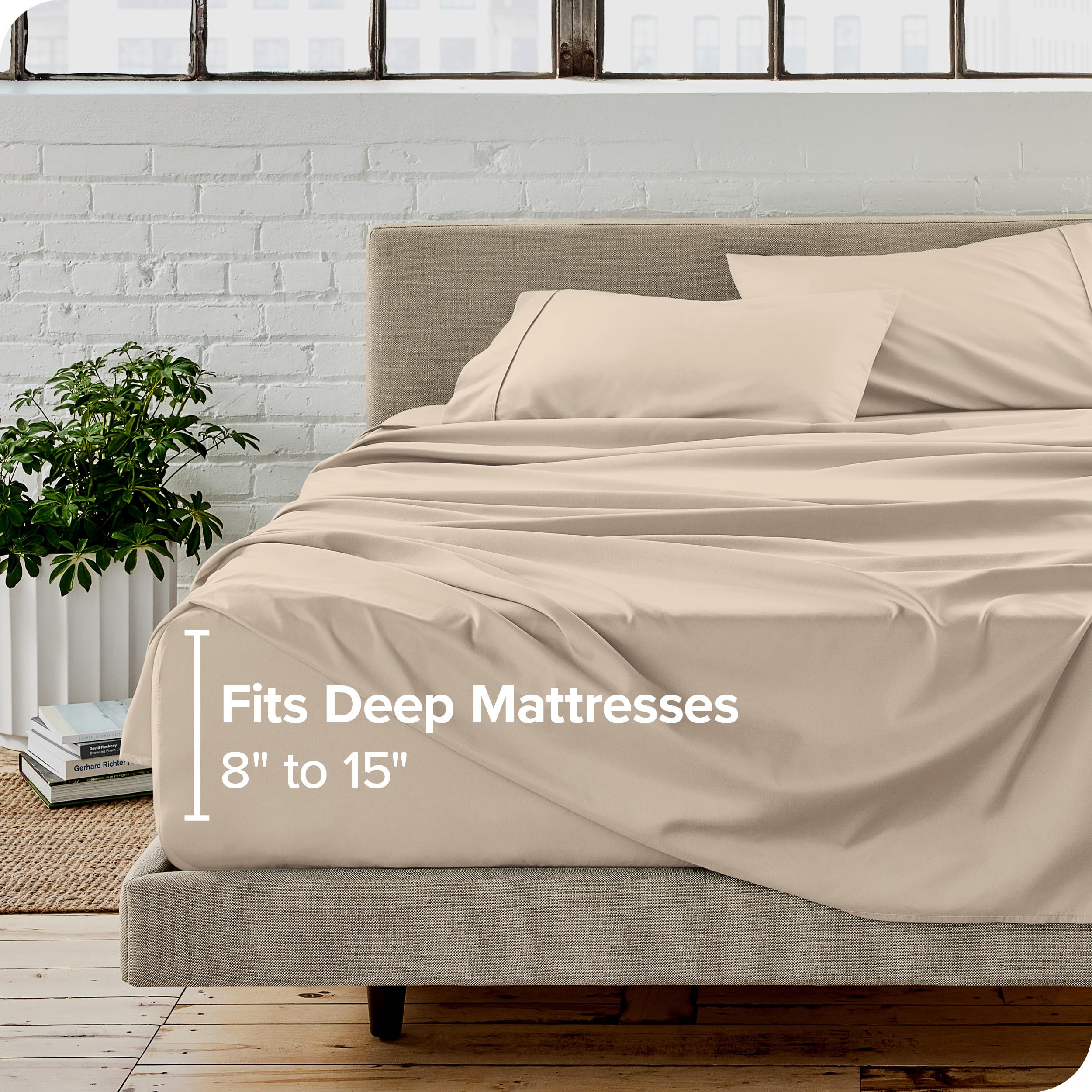 Juego de sábanas Bare Home Full XL - 1800 sábanas de cama - Imagen 6