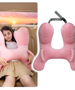 Almohada de coche para niños PYURIFAI con área de soporte