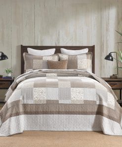 Colcha extragrande de 100% algodón 120"x120" para cama