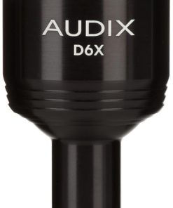 Micrófono dinámico Audix D6X con 3 filtros seleccionables,