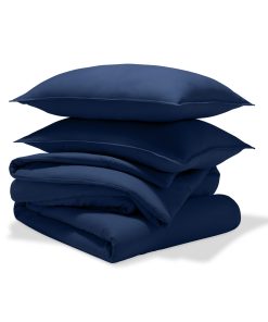 Juego de Edredón Bare Home - Tamaño Completo - -Azul Oscuro