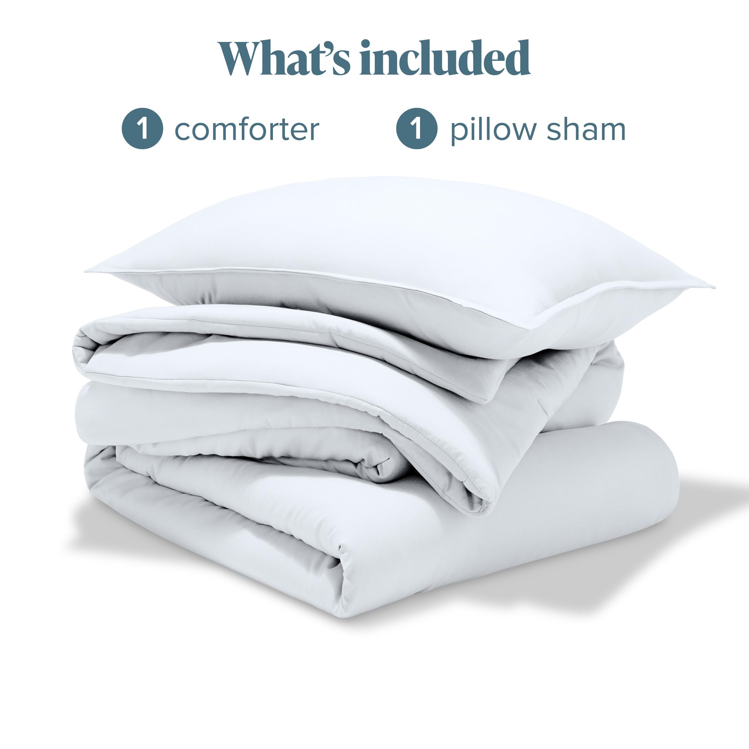 Juego de edredón Bare Home - Tamaño Individual/Twin XL - - Imagen 6