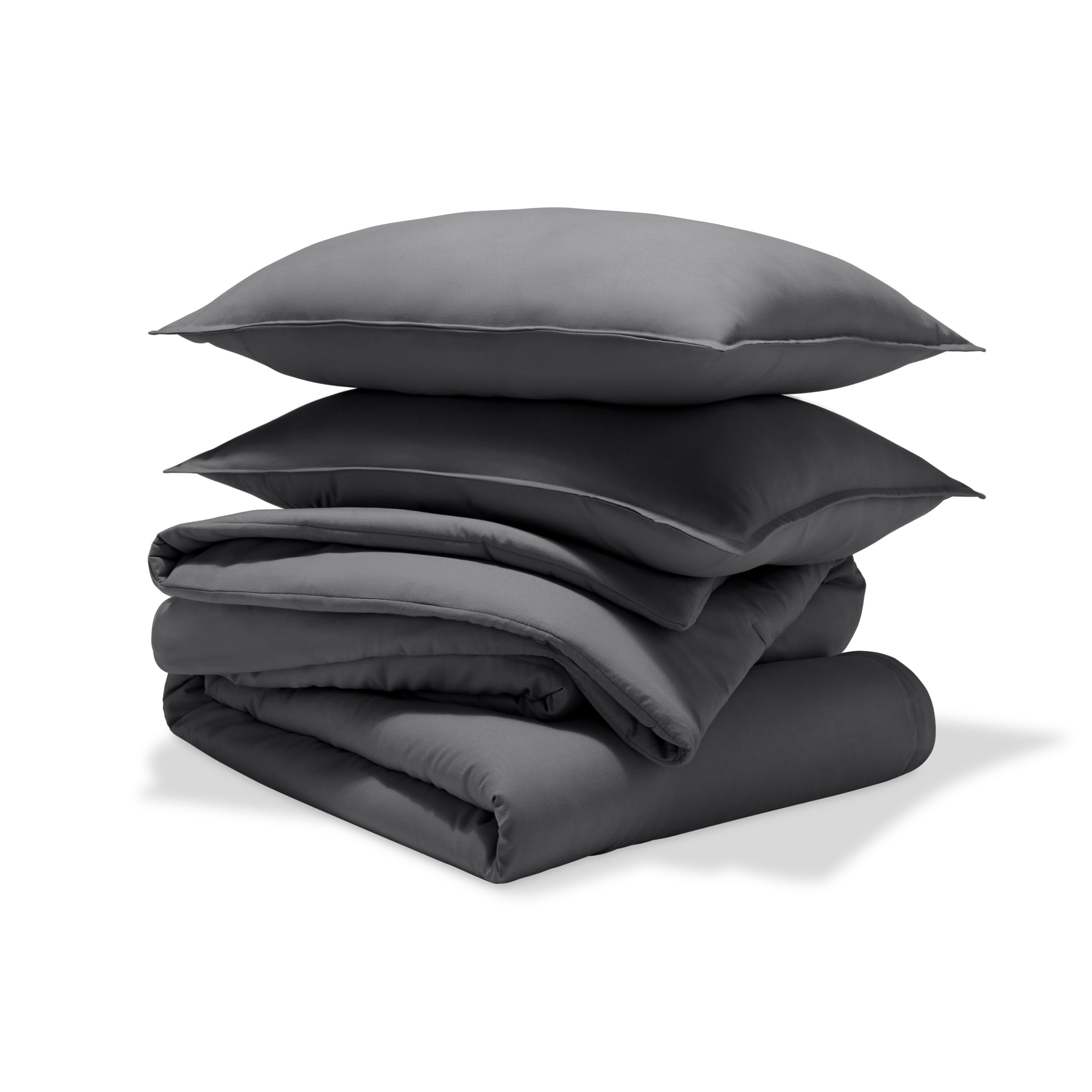 Juego de Edredón Bare Home - Tamaño Completo - -Gris