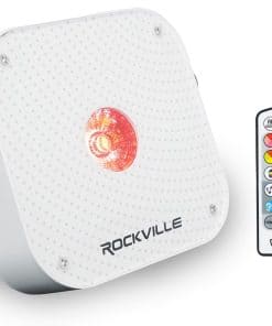 Luz de Lavado LED Blanco Rockville MINI RF1 V3, RGBWA+UV,