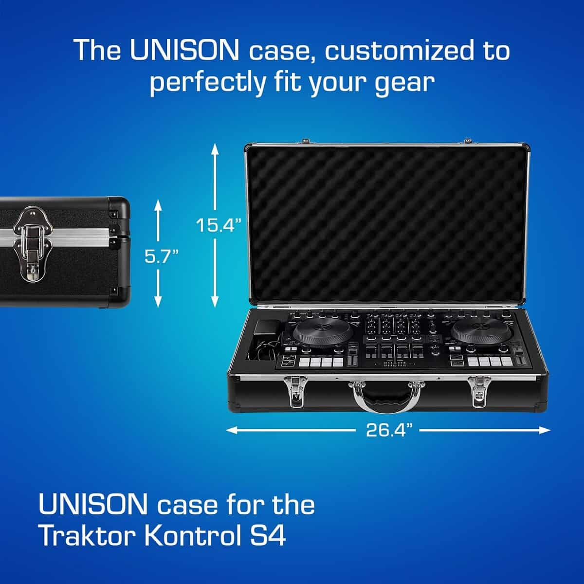 Estuche rígido ultra ligero UNISON para Traktor Kontrol S4 - Imagen 6