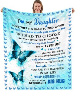 Manta de Regalo para Mi Hija, Regalos de Cumpleaños para