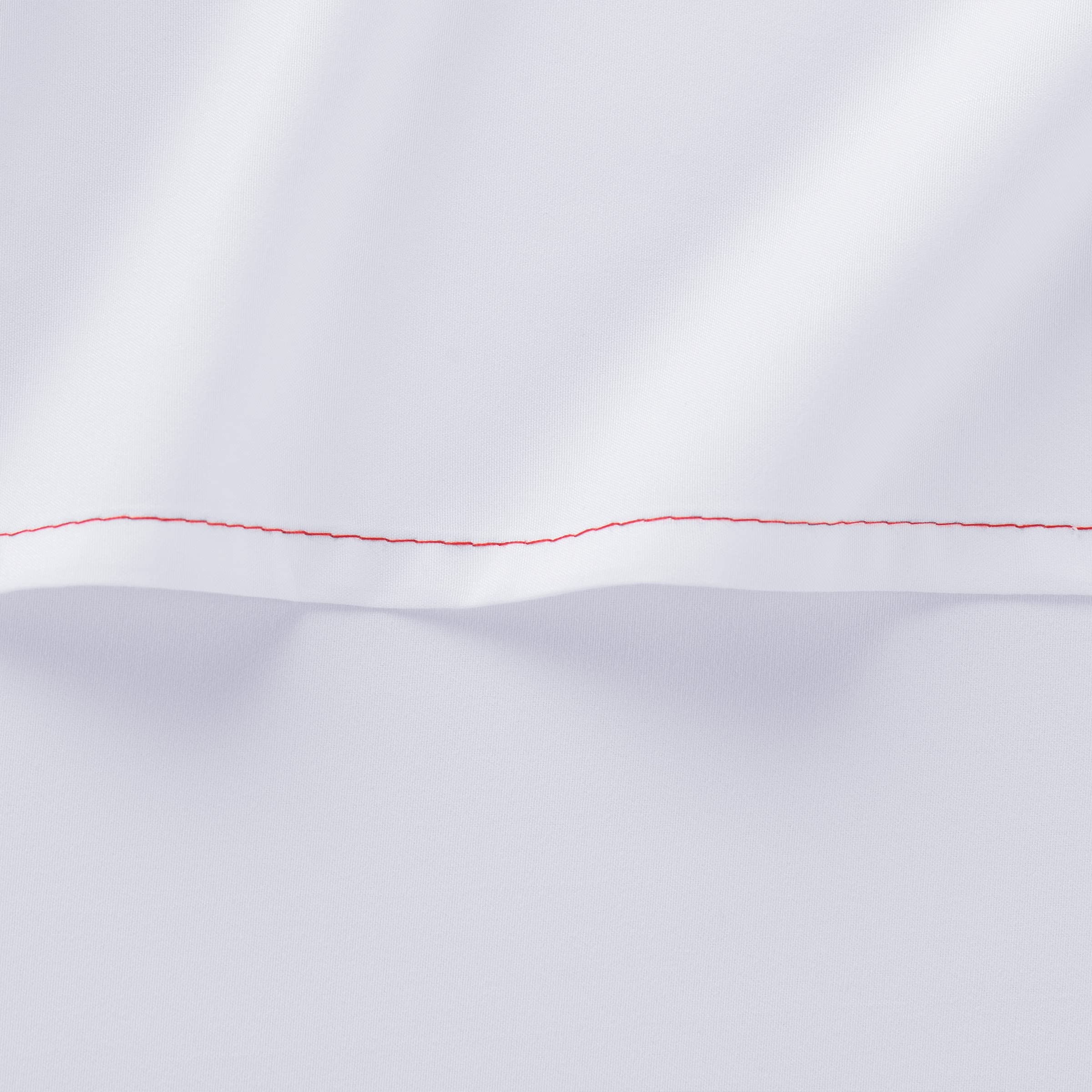 Arkright 100% Algodón Sábanas Planas de Satén, Blanco, - Imagen 4