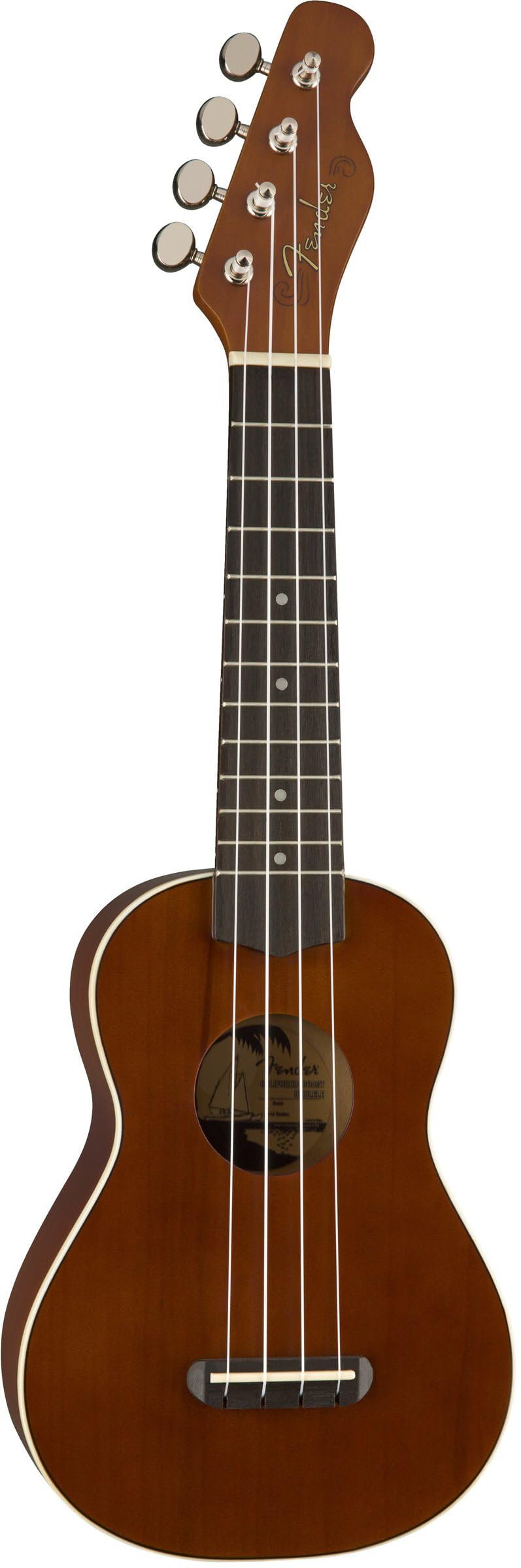 Ukulele Soprano Fender Venice - Natural con Estuche y - Imagen 3