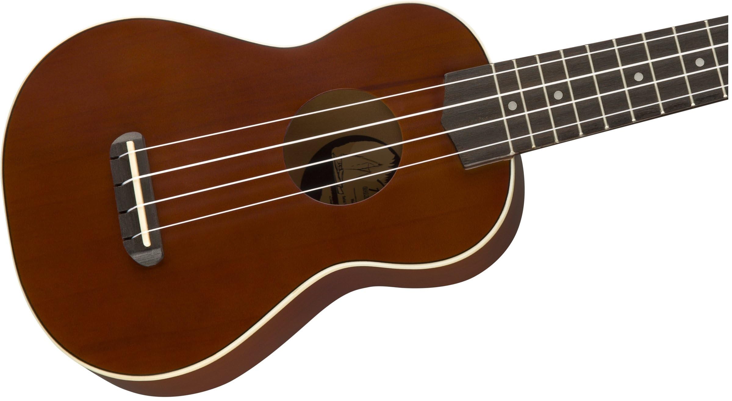 Ukulele Soprano Fender Venice - Natural con Estuche y - Imagen 6