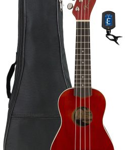 Ukelele Soprano Fender Venice - Cereza con Estuche y