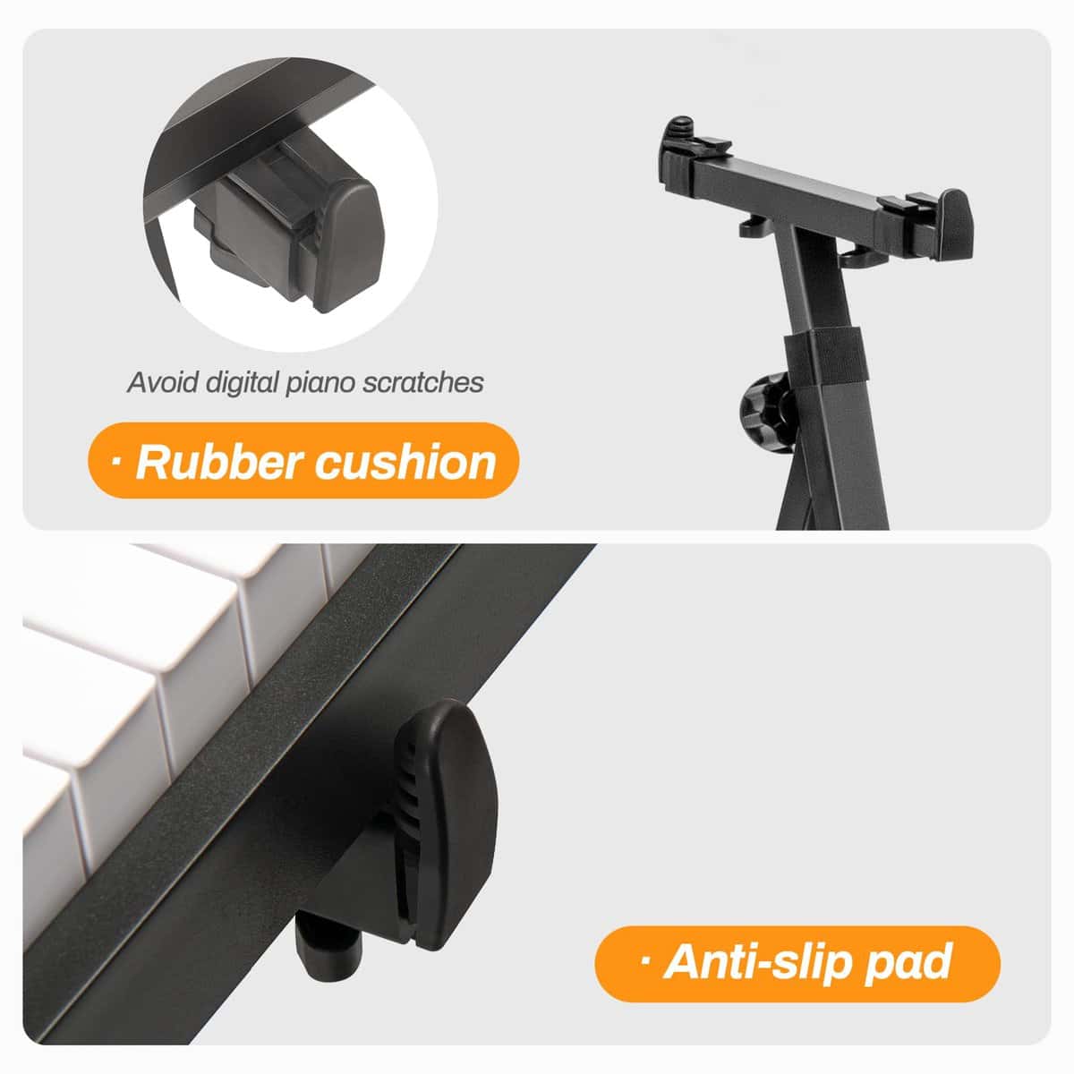 Soporte de teclado en forma de Z de alta resistencia AODSK - Imagen 5