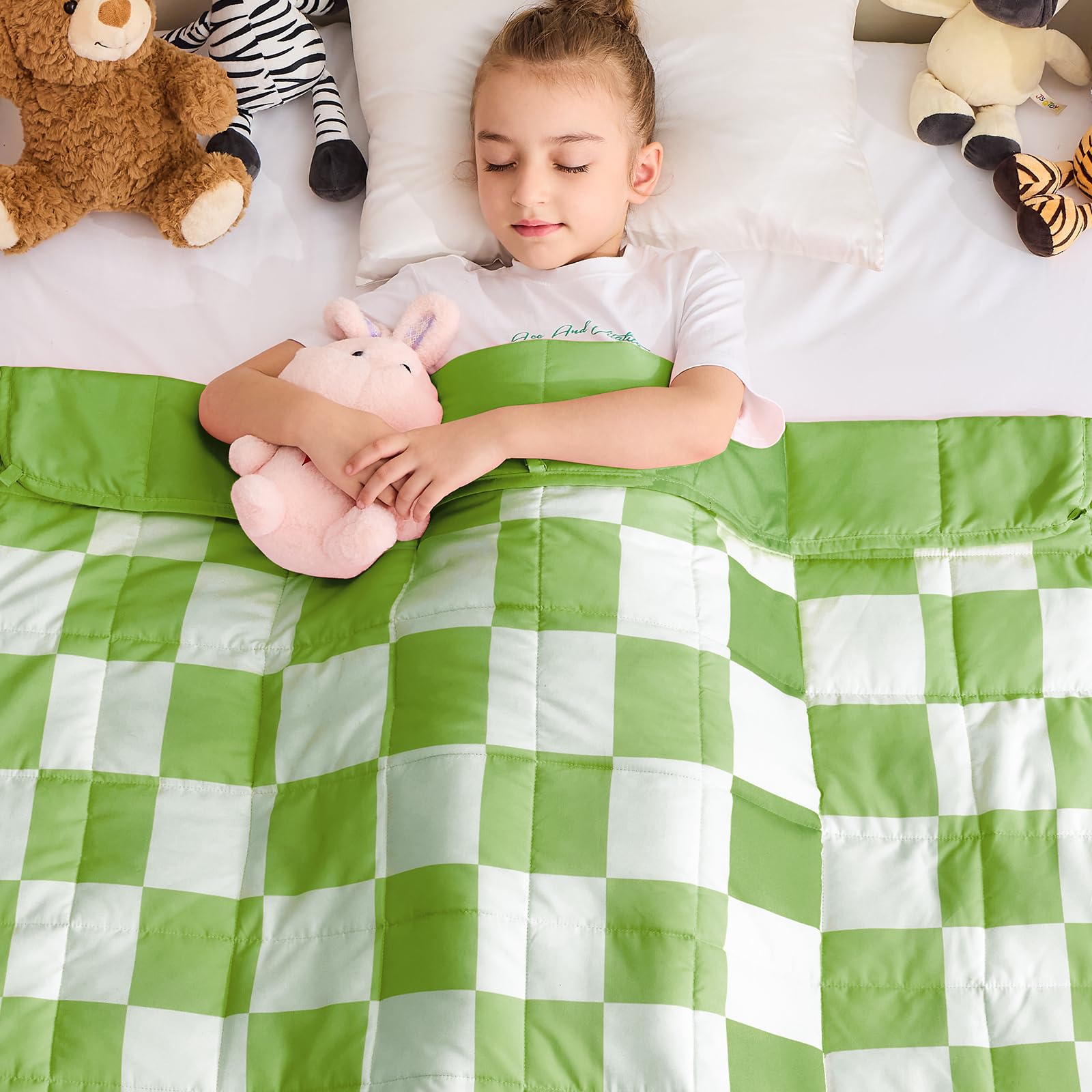 Manta ponderada de 5 libras Yescool Manta de regazo a