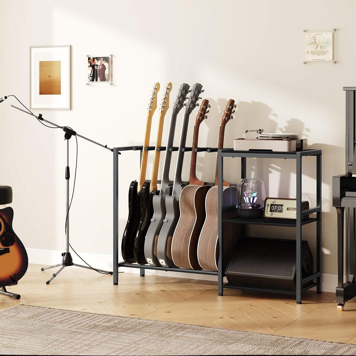 Soporte para Guitarra MAHANCRIS, Soporte para 5-6 - Imagen 10