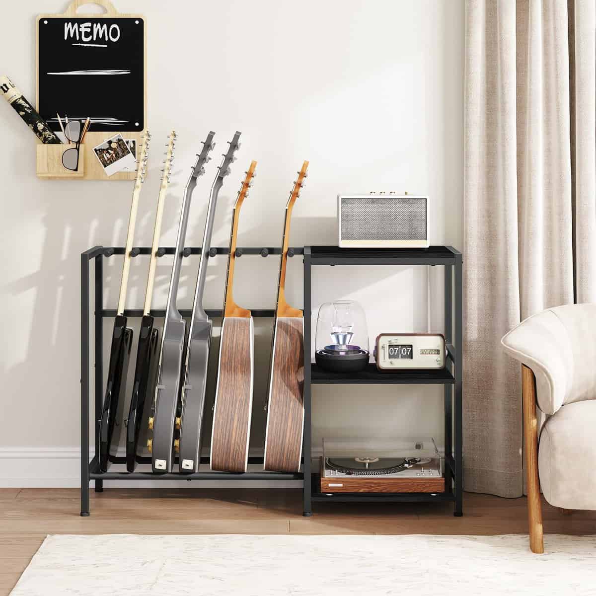 Soporte para Guitarra MAHANCRIS, Soporte para 5-6 - Imagen 3