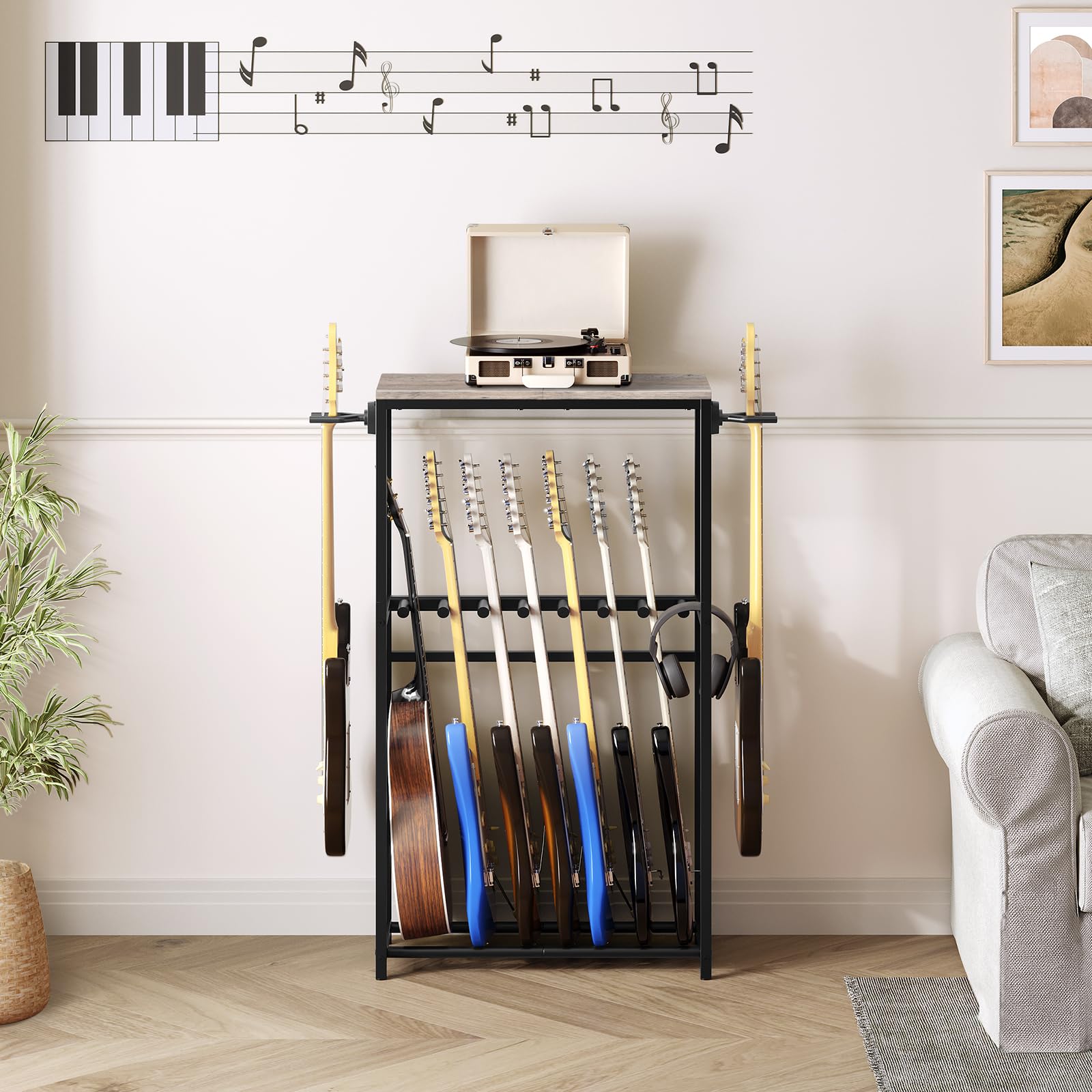 Soporte de Guitarra MAHANCRIS, Soporte de Guitar para - Imagen 3