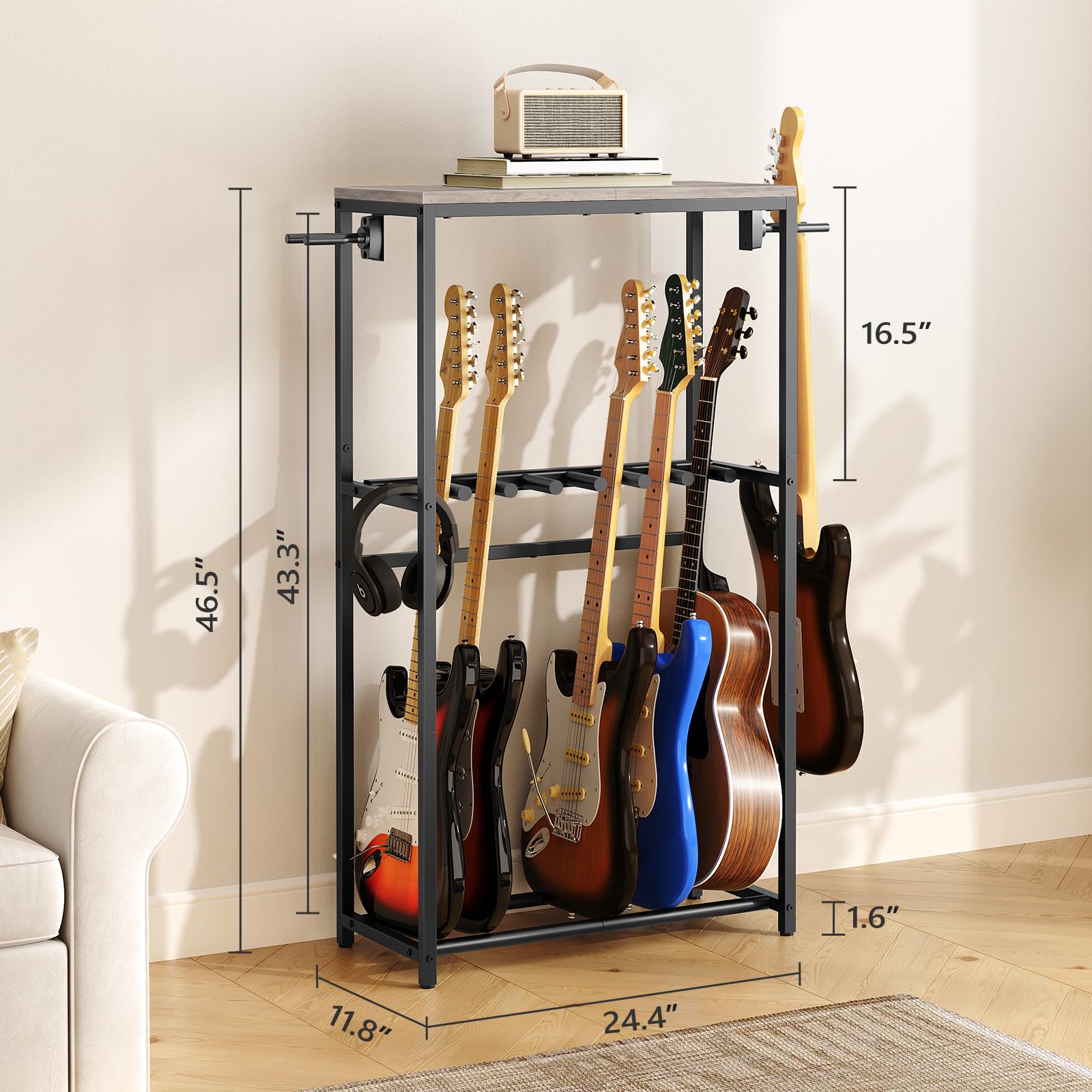 Soporte de Guitarra MAHANCRIS, Soporte de Guitar para - Imagen 4