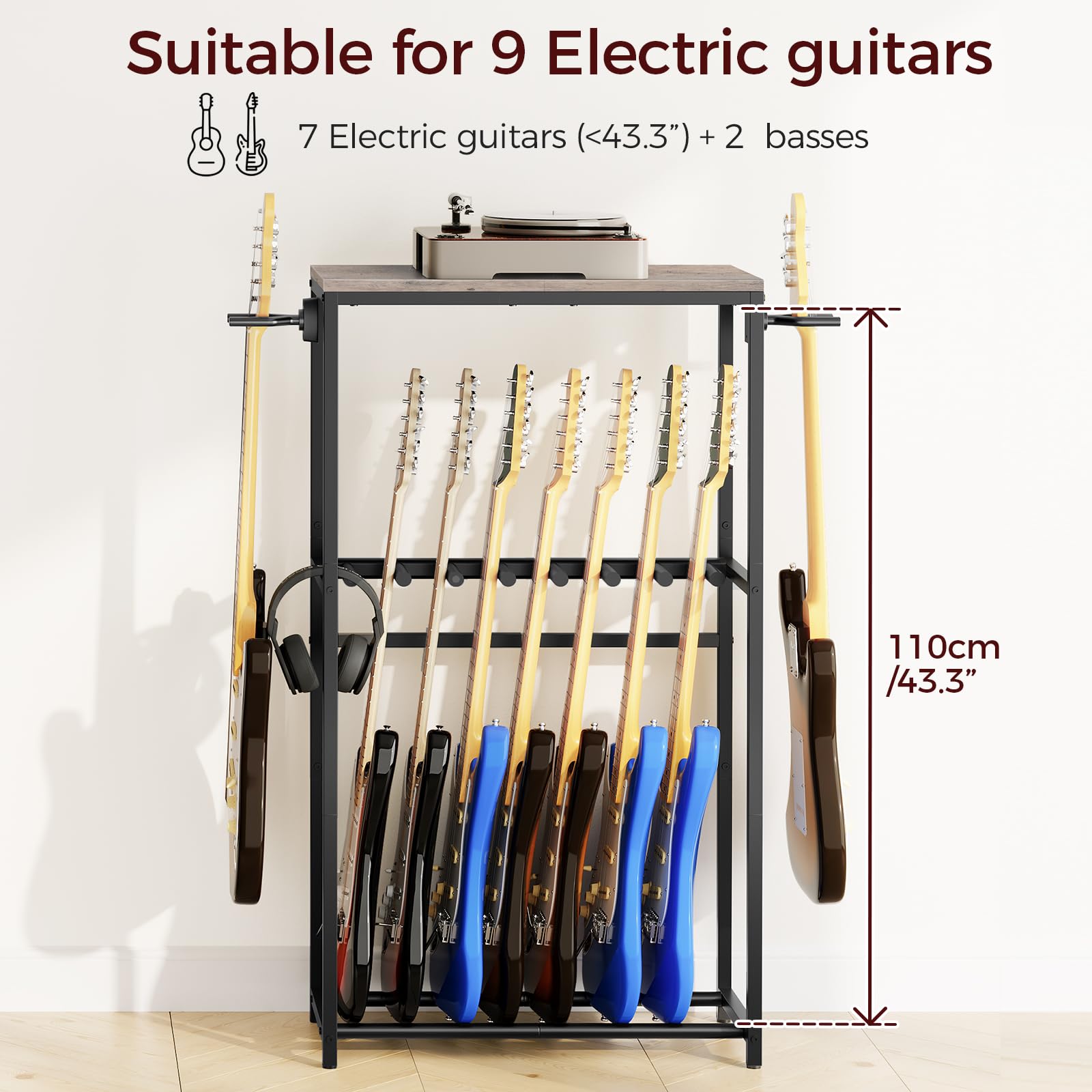 Soporte de Guitarra MAHANCRIS, Soporte de Guitar para - Imagen 6