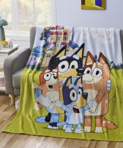 Manta de Lanzamiento de Personajes Bluey - Suave y