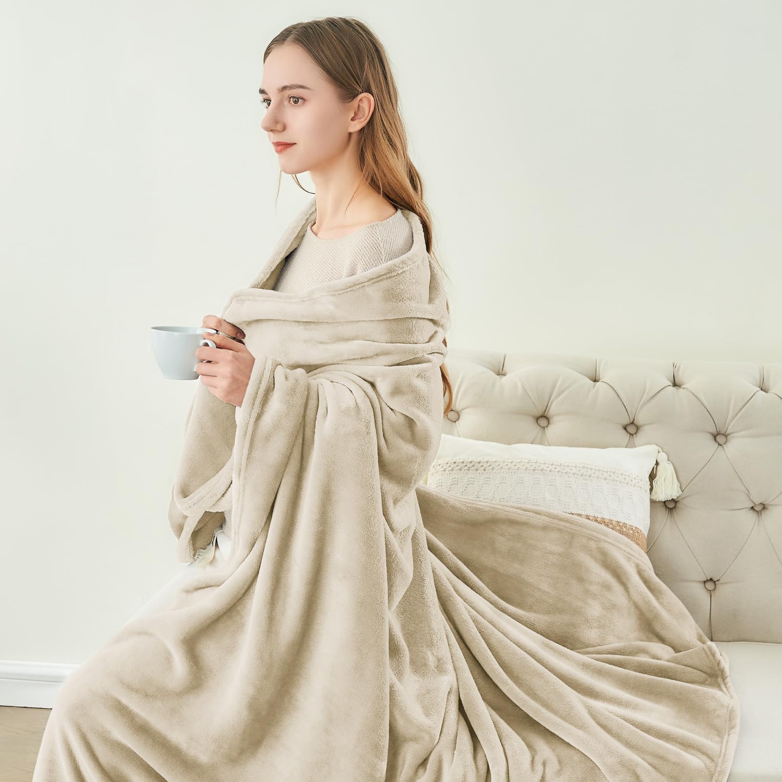 Manta de Franela BEDELITE Tamaño King, Mantas de Lujo - Imagen 8