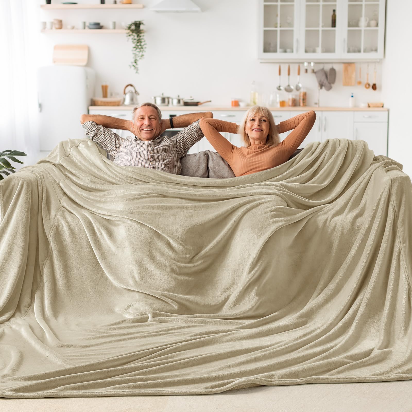 Manta de Forro Polar BEDELITE Extra Grande para Cama, Manta