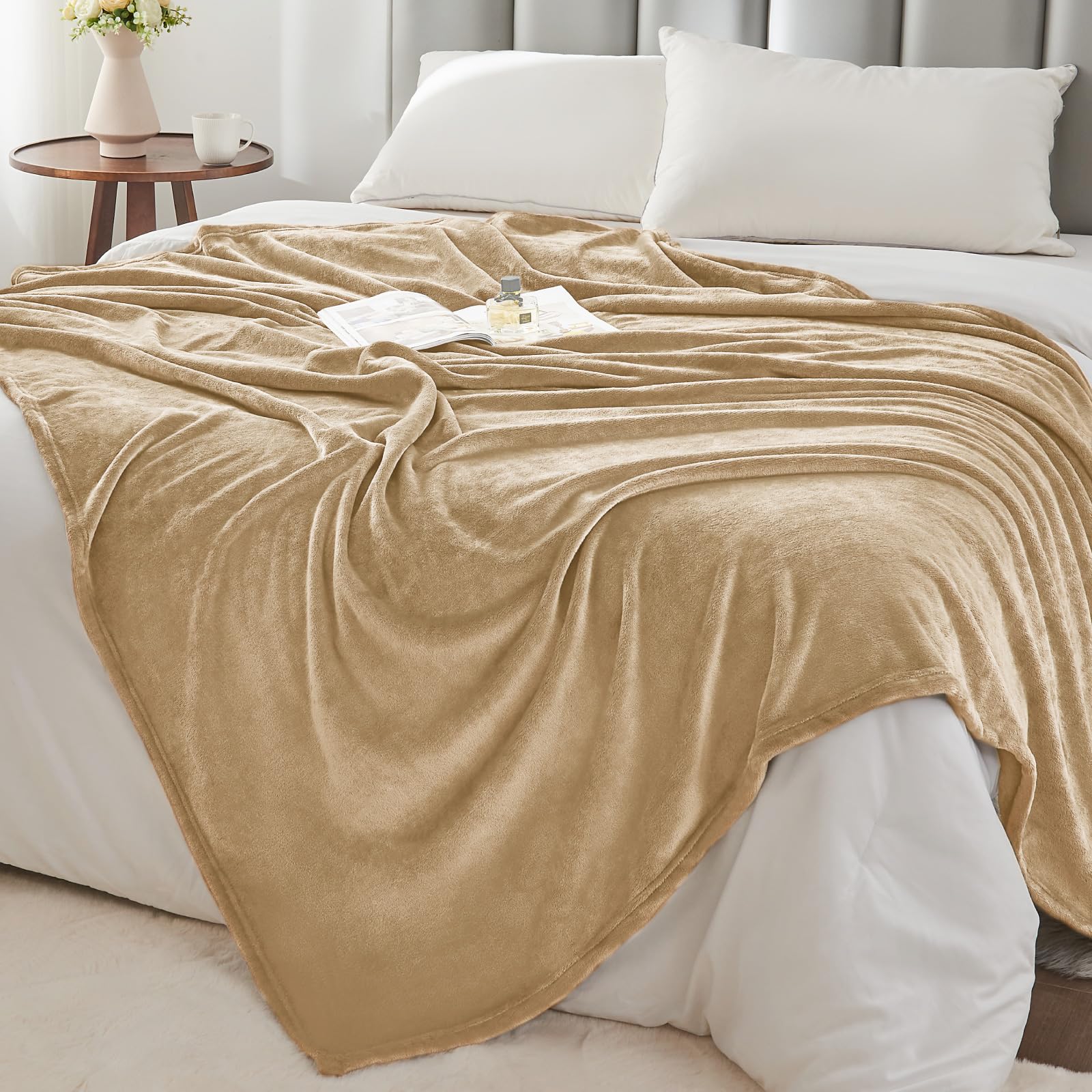 Manta de Lana BEDELITE Tamaño King para Cama, Manta de Lujo - Imagen 6