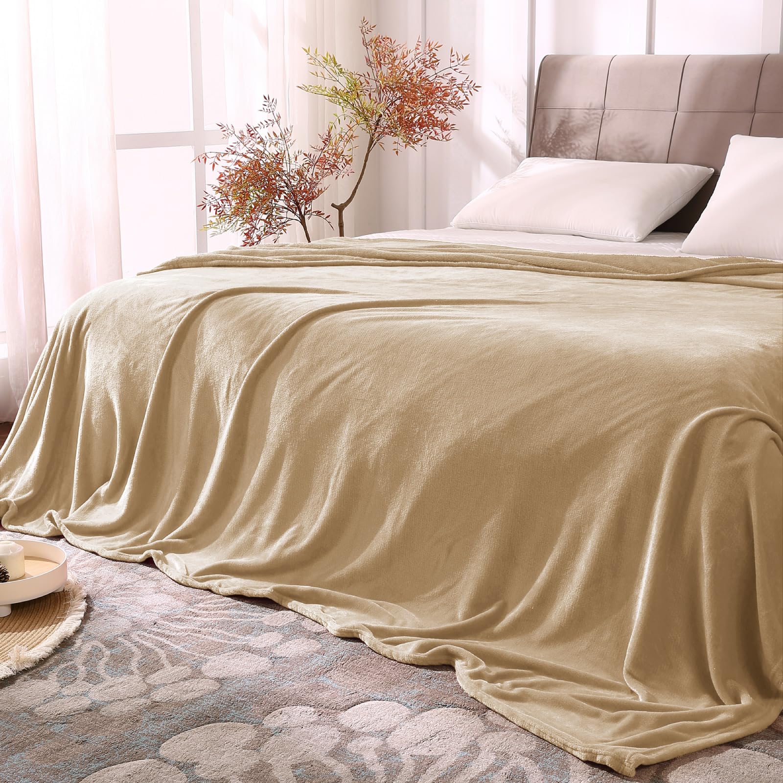 Manta de Lana BEDELITE Tamaño King para Cama, Manta de Lujo