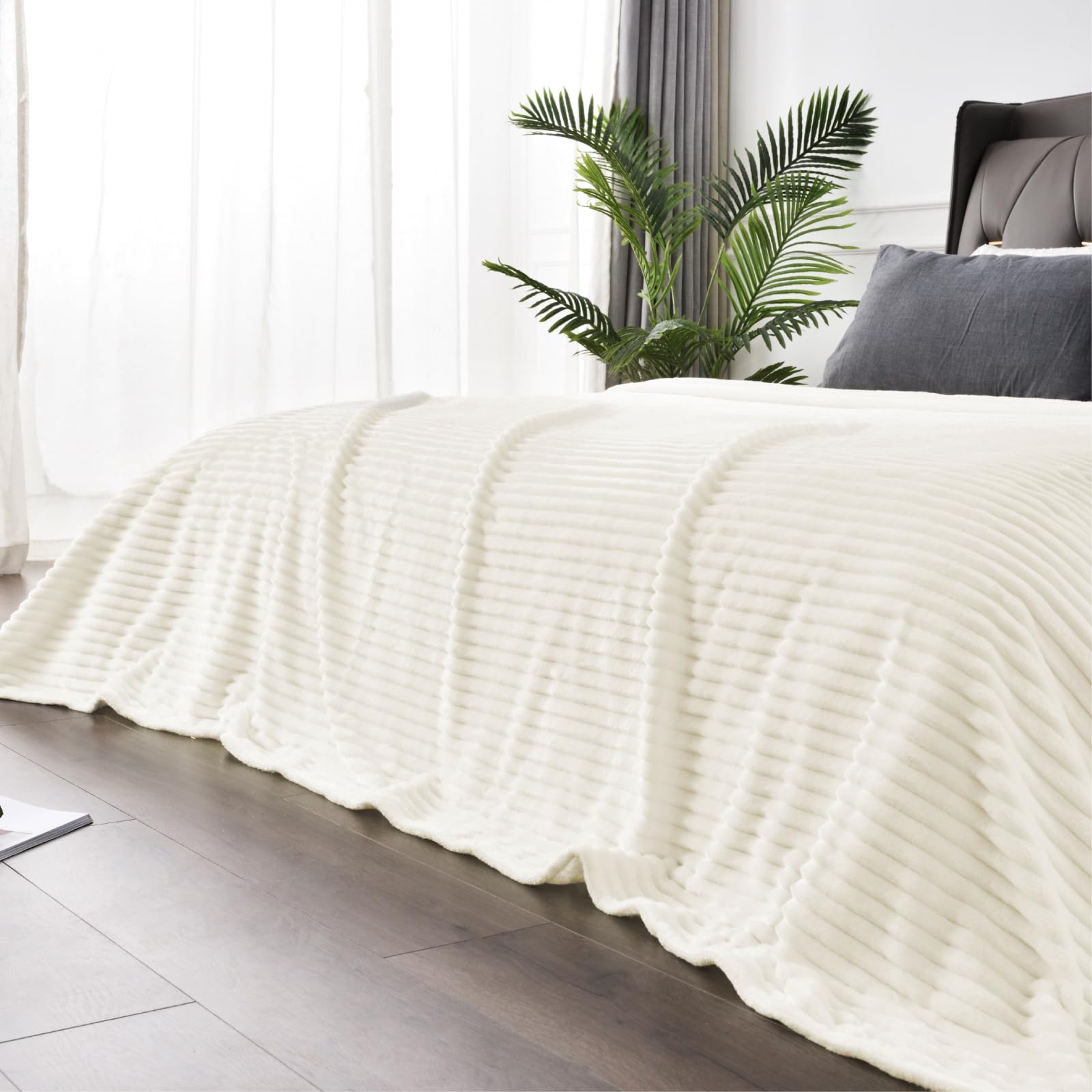 Manta de Forro Polar BEDELITE Tamaño King - Suave y Cálida