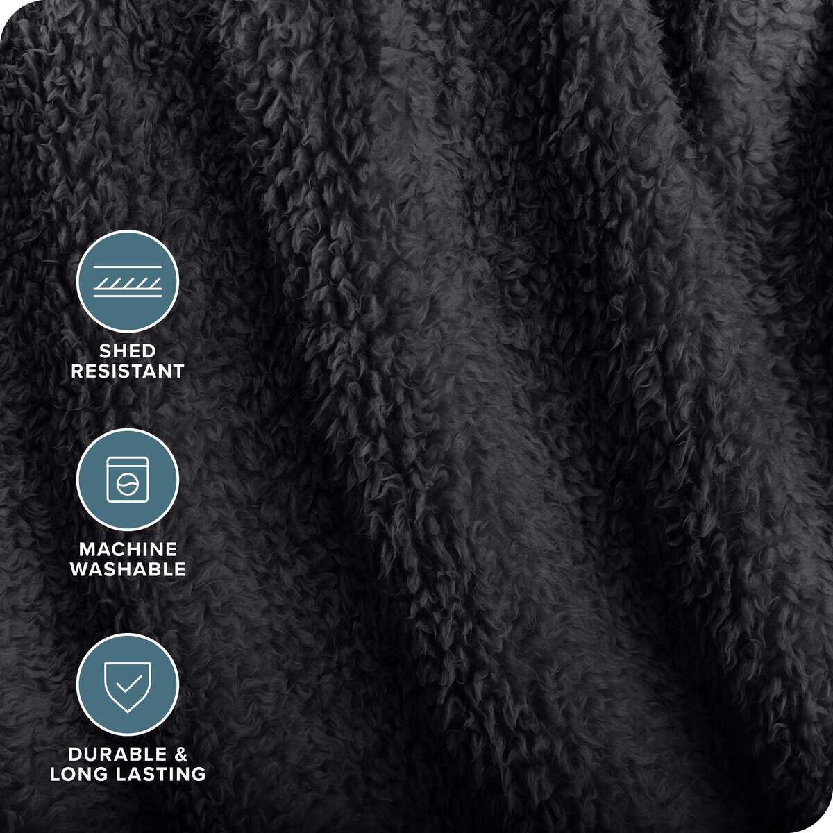 Manta de piel artificial Bare Home - Manta Twin/Twin XL - - Imagen 5