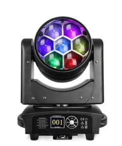 Betopper 7 * 40W Luz de Cabeza Móvil DJ con Control de