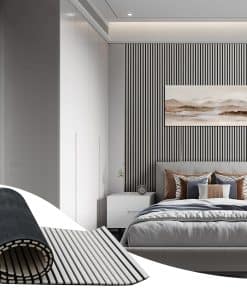 Paneles de Pared Acústicos de Madera 3D Flexibles, Panel de