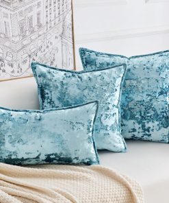 HERAYLI Premium Series, Fundas de Cojín -Azul Océano