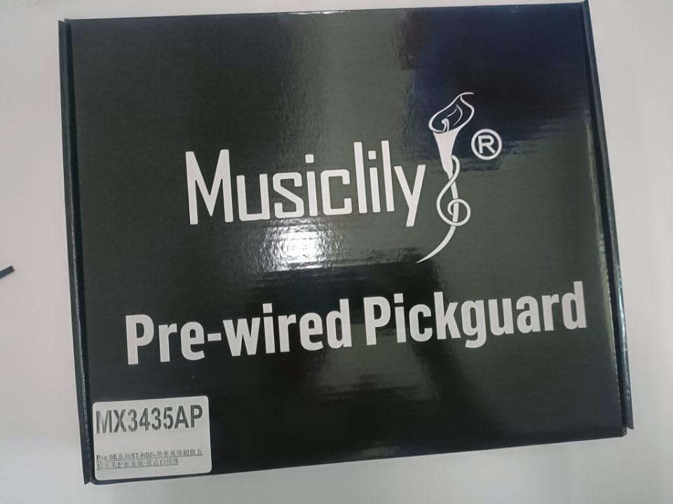 Musiclily Pro-SE ST-HSS-60SE Pickguard -Blanco Perla envejec - Imagen 11