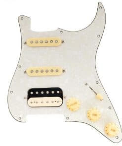 Musiclily Pro-SE ST-HSS-60SE Pickguard -Blanco Perla envejec