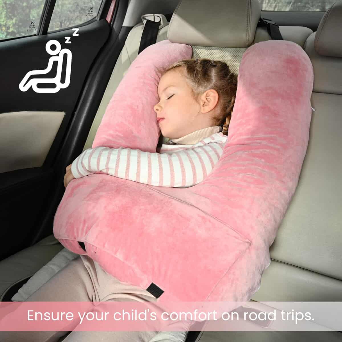 Almohada de Viaje para Coche MOAOO Almohada para Dormir en - Imagen 4