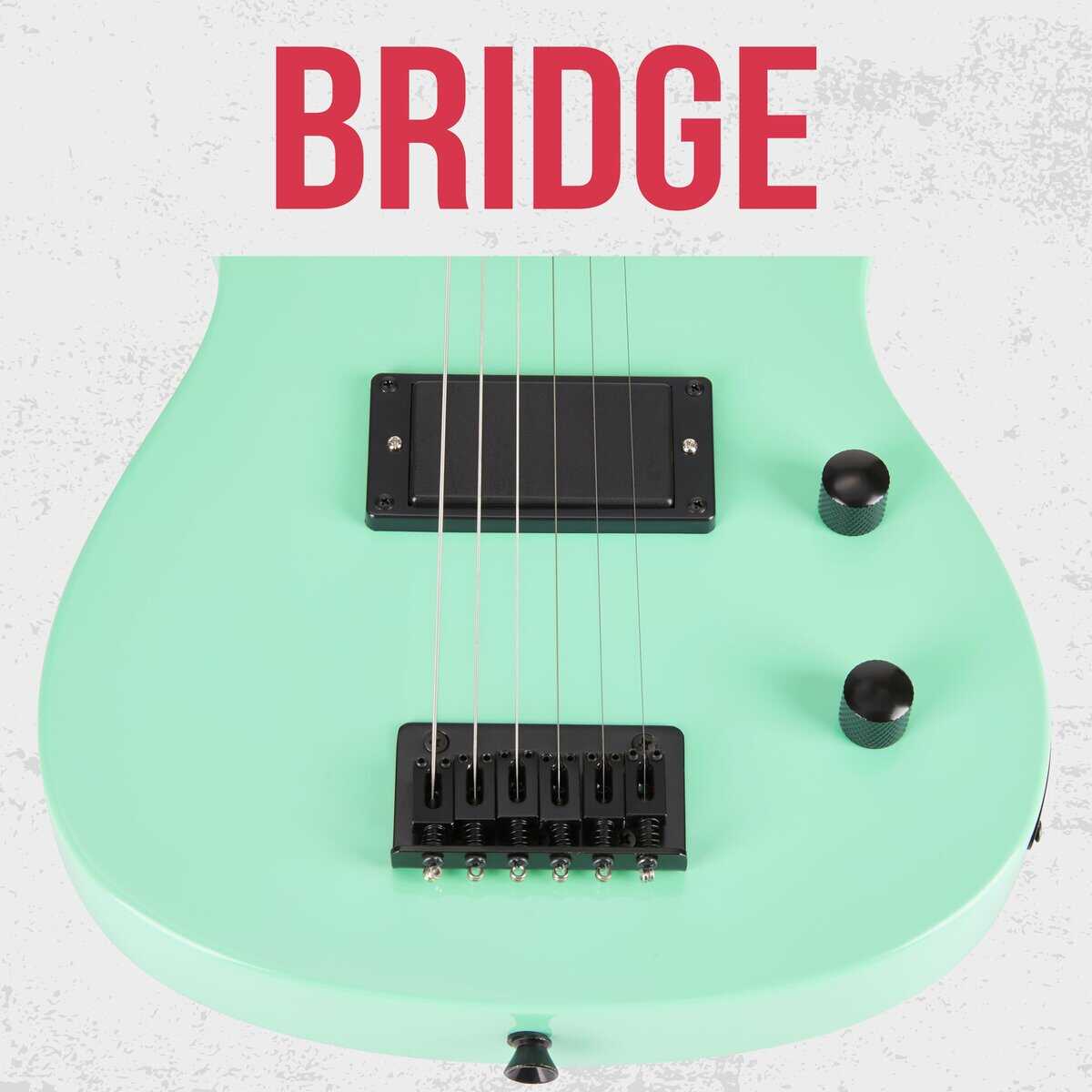 Kit de Guitarra Eléctrica LyxPro CS 30� para -Verde - Imagen 5