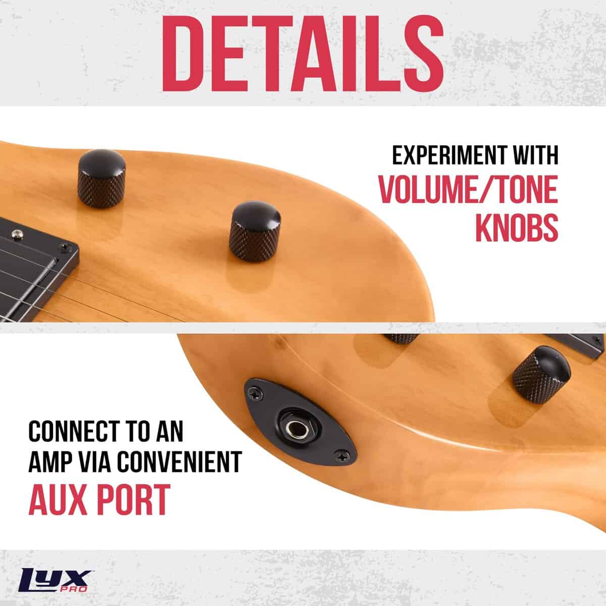 LyxPro CS 30 Electric Guitar Kit for Beginner, Intermediate - Imagen 4