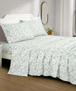 Set de Sábanas Geométricas de 4 Piezas Chezmoi Collection