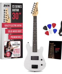 Kit de Guitarra Eléctrica LyxPro CS 30� para -Blanco