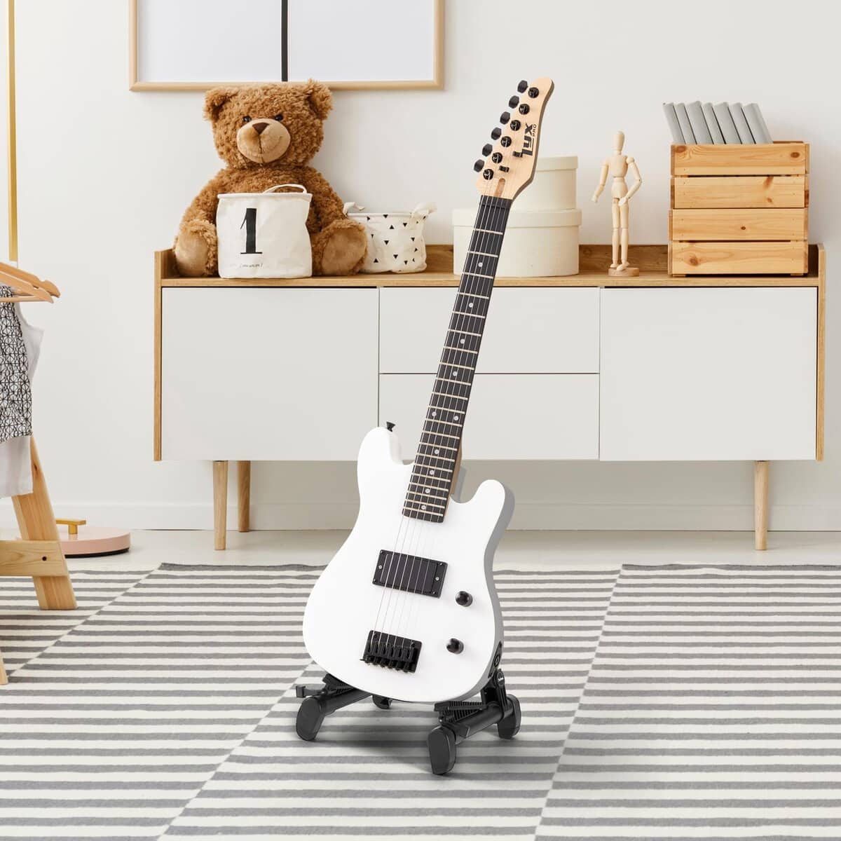 Kit de Guitarra Eléctrica LyxPro CS 30� para -Blanco - Imagen 9