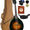 Mandolina Kentucky KM-140 Modelo A Estándar con Tapa Maciza