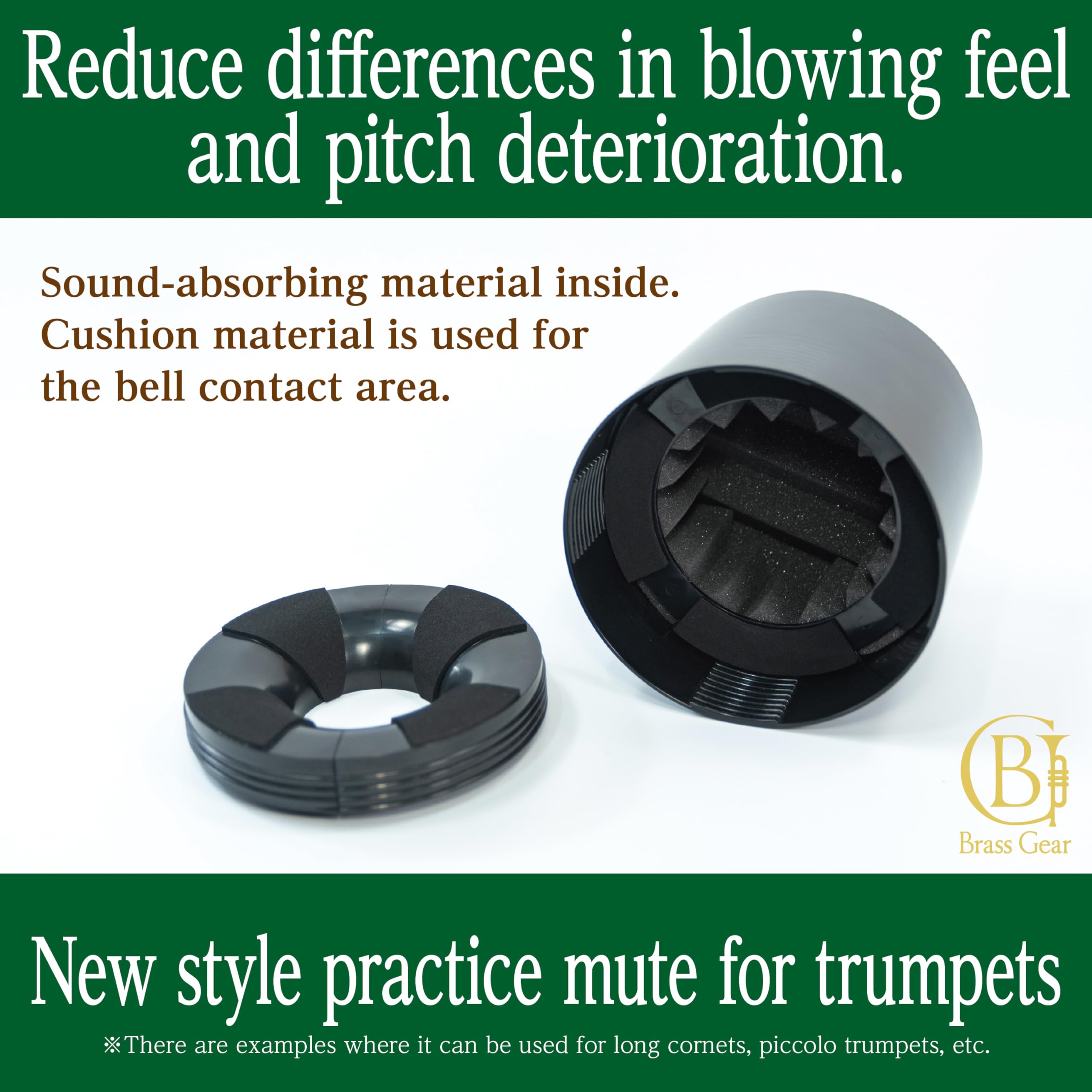 Mute de Trompeta Premium "Small Sound Proof Room" de Brass - Imagen 4