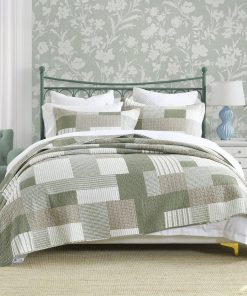 Juego de Colcha a Cuadros Uniclinens para Cama Queen,