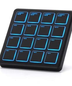 Controlador MIDI Inalámbrico M-VAVE, 4.1 * 4.1 Pulgadas,