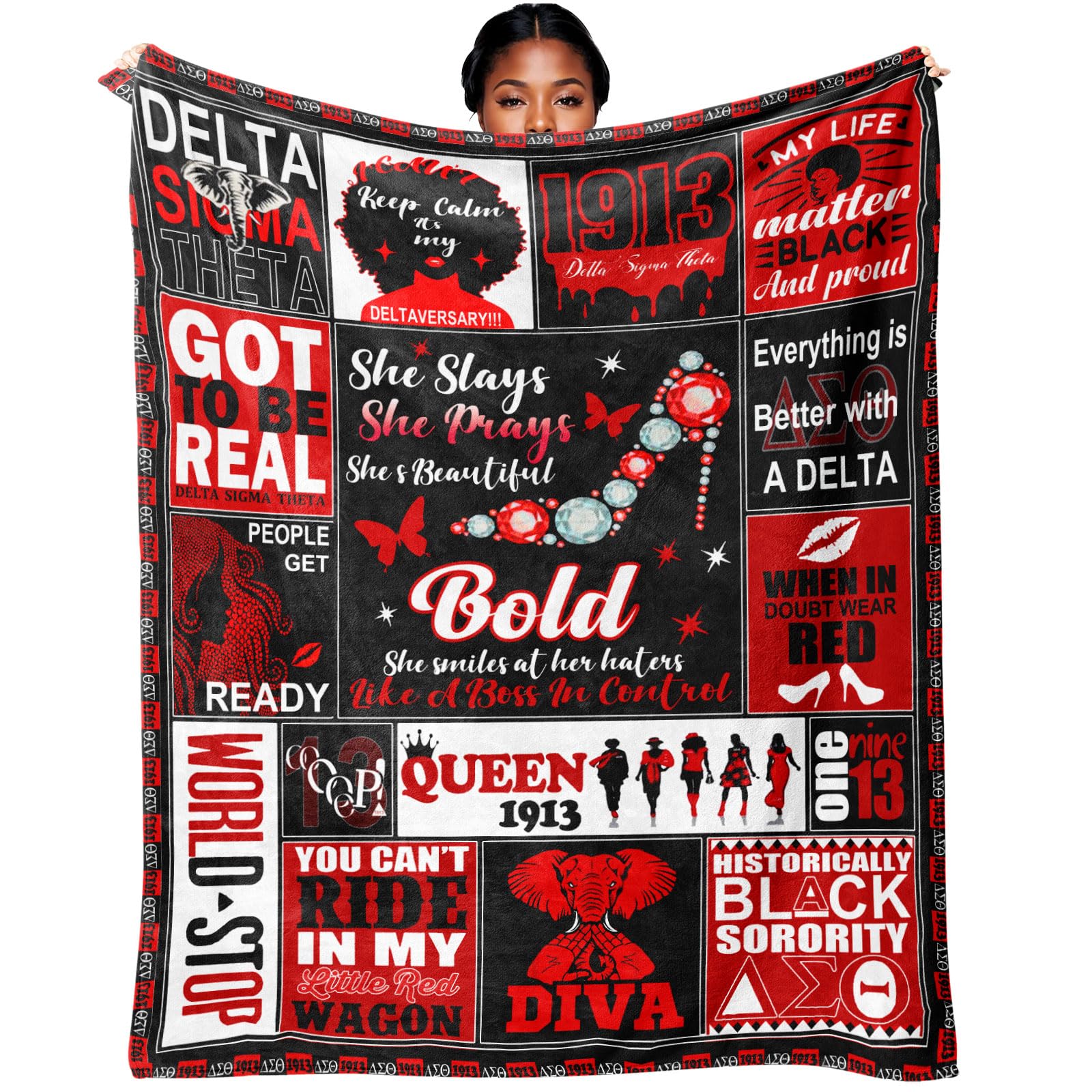 Manta CrimsonEase J1913 Elephant DST para Mujeres de