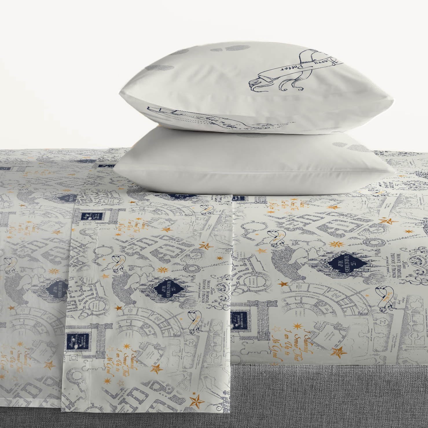 Juego de sábanas completo Harry Potter - Mapa del - Imagen 7