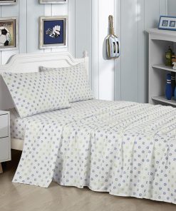 Juego de Sábanas de Fútbol Soccer Chezmoi Collection de 3